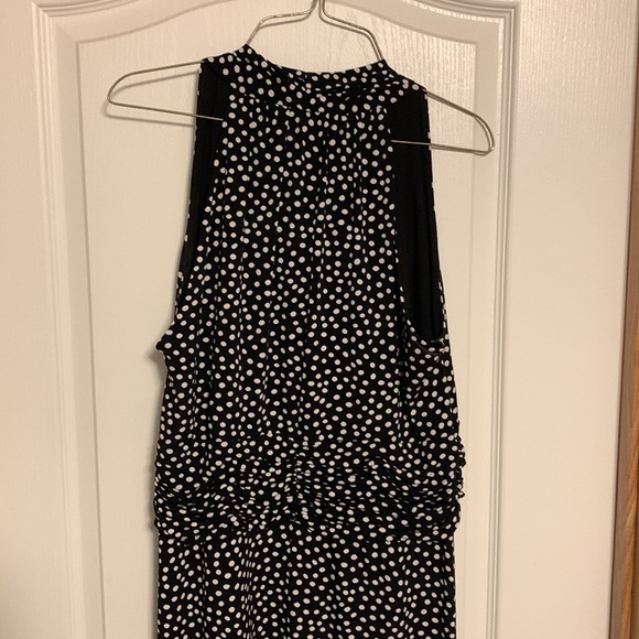 Black with white polka dot dress - Picture 3 of 4